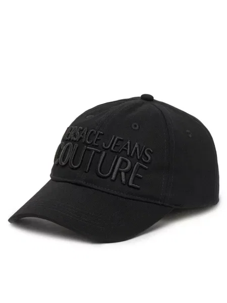 Czapka z daszkiem Versace Jeans Couture czarna