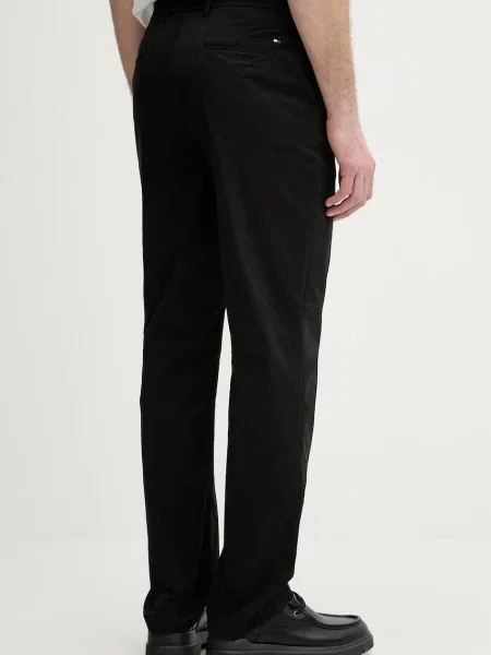 Tommy Hilfiger spodnie chinos z czarne