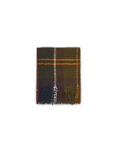 Barbour sál mintás zöld