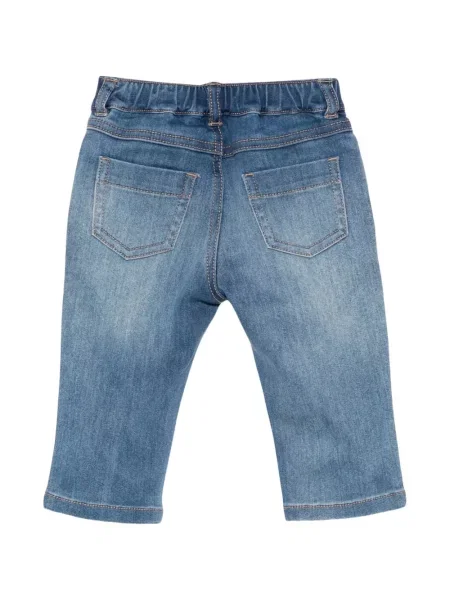 Jeansy dziecięce Moschino niebieskie