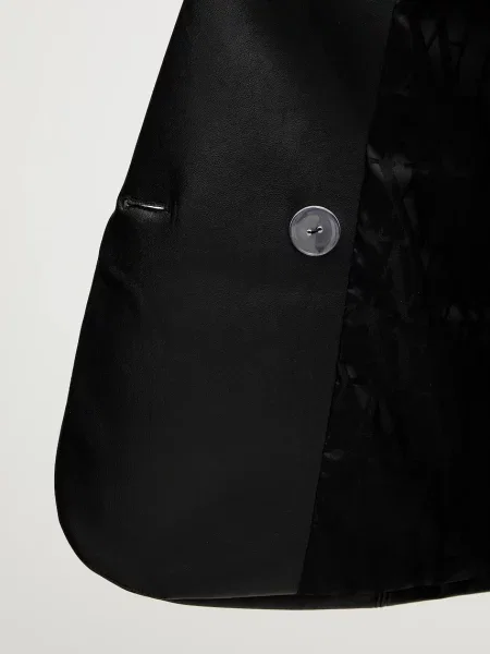 Однотонный пиджак Armani Exchange однобортный черный