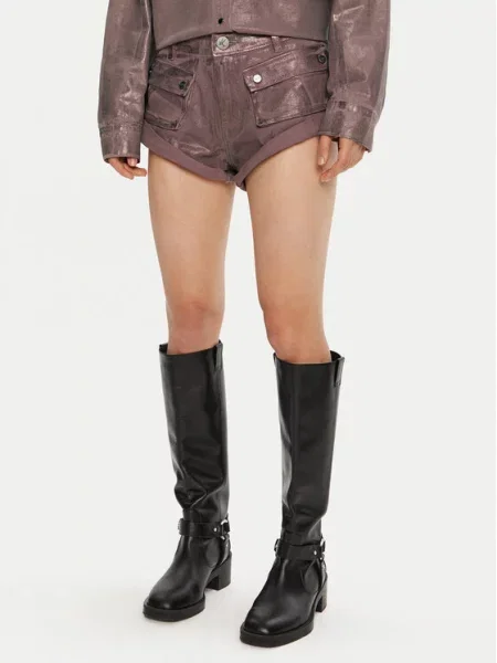 One Teaspoon Джинсові шорти коричневий