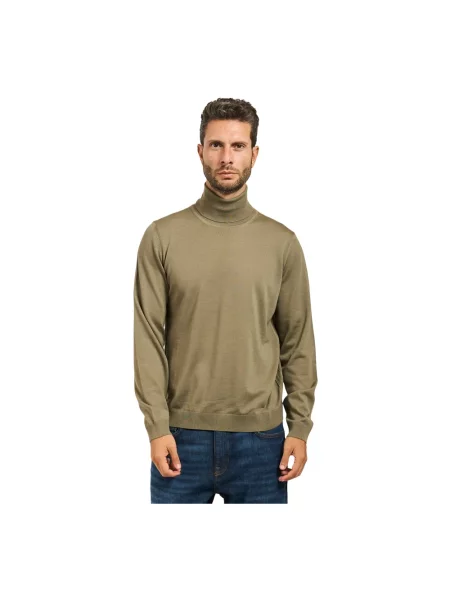 Golf golf Hugo wełniany brązowy