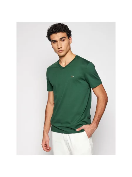 Lacoste T-Shirt Regular Fit πράσινο