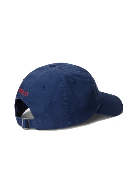 Polo Ralph Lauren czapka z daszkiem z aplikacją niebieska