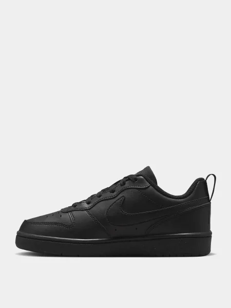 Дитячі Кеди низькі NIKE COURT BOROUGH LOW RECRAFT синтетичний чорний