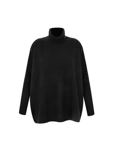 Sweter Absolut Cashmere z kaszmiru z wysokim kołnierzem czarny