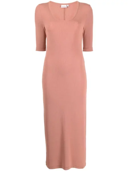 Rochie Calvin Klein tricotate de costum roz