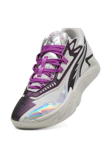Sneakerși Puma cu pene gri