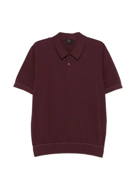 Gulerat tricou polo Brioni roșu