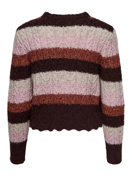 Pulover Only cu dungi maro