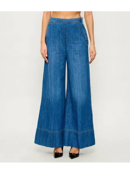 Pinko Blugi SPIAGGIA | Relaxed fit | cu adaos de in albastru