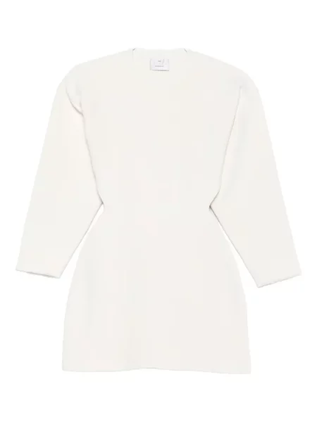 Rochie mini Wardrobe.nyc tricotate de costum alb