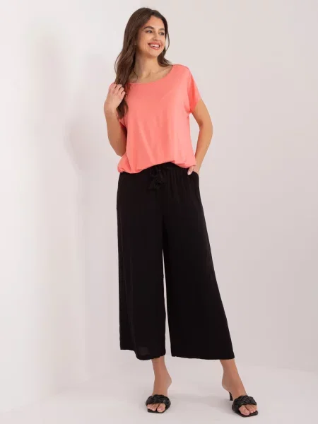 Nohavice Fashionhunters čierna
