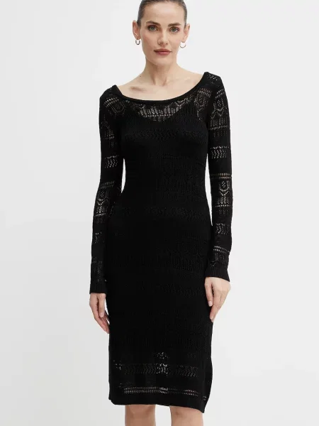 Morgan Rochie tricotată M negru