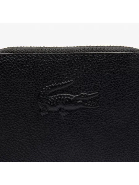 Lacoste Skórzany Portfel City Court czarny