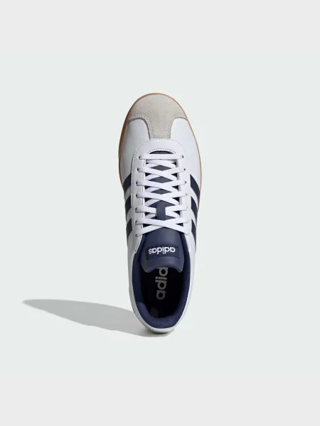 Кожаные кеды Adidas белые