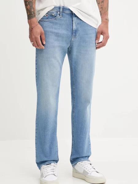 Kavbojke Tommy Jeans modra