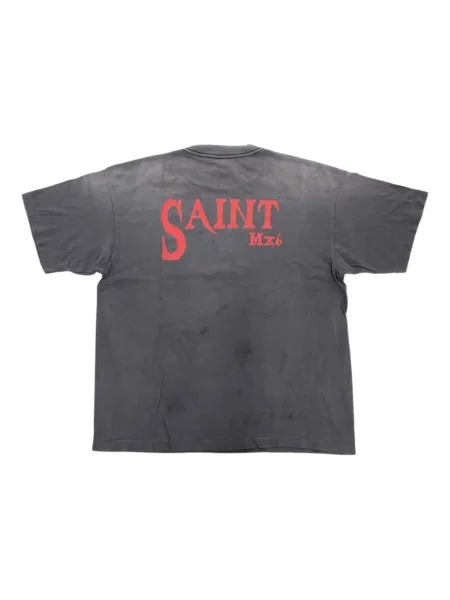 Тениска Saint Mxxxxxx с принт черно