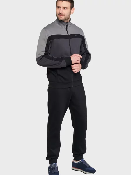 Костюмний спортивний костюм Lotto чорний