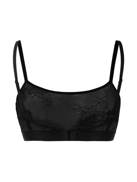 Nėriniuotas bralette tipo liemenėlė Karl Lagerfeld juoda
