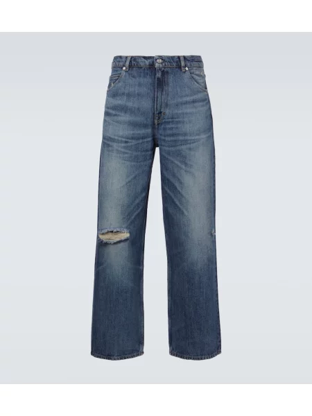 Džíny Our Legacy s vysokým pasem modré