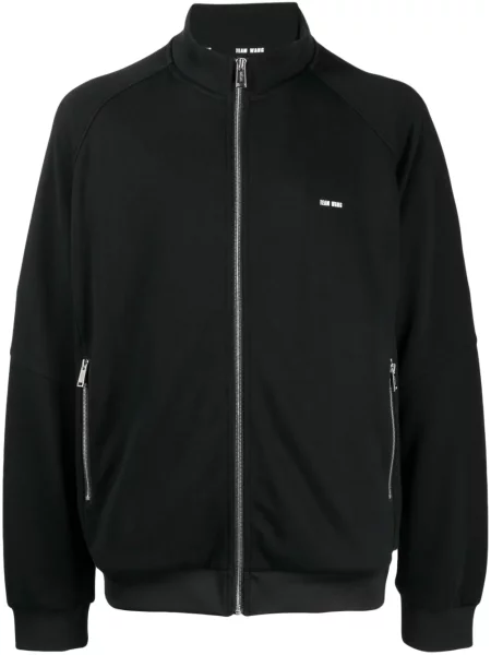 Geacă Team Wang Design cu broderie negru