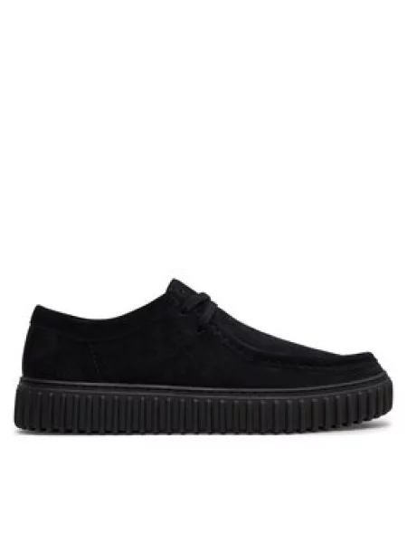 Cipele Clarks Torhill Lo Black Sde crna