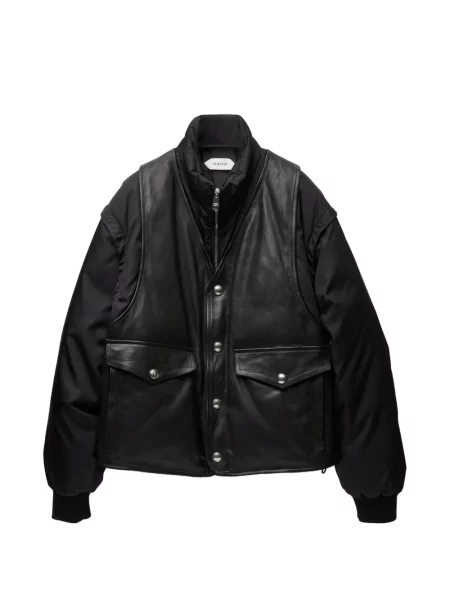 Geanta de piele Versace negru