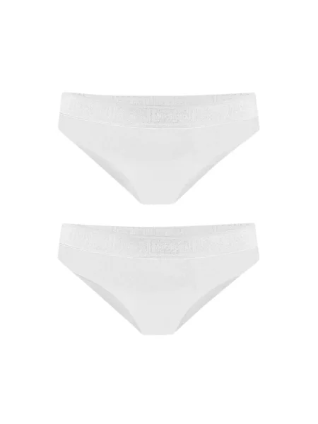 Zestaw majtek Wolford skórzany biały