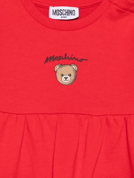 Sukienka dziecięca Moschino czerwona