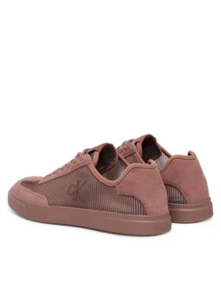 Sneakersy Calvin Klein Low Pro Cupsole Wt Striped Ny Hnědá růžové