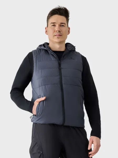 Утеплений жилет AVECS сірий