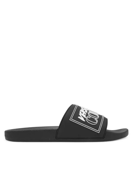 Versace Obuwie Mężczyzna 43 EU Klapki Pool Slides czarny