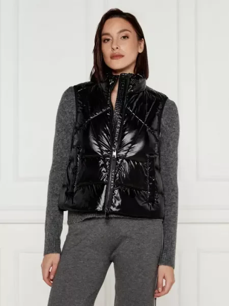 Marc Cain De puf vestă negru