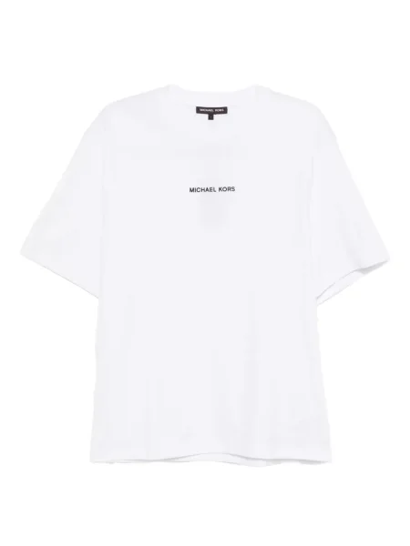 Tricou Michael Kors cu broderie alb