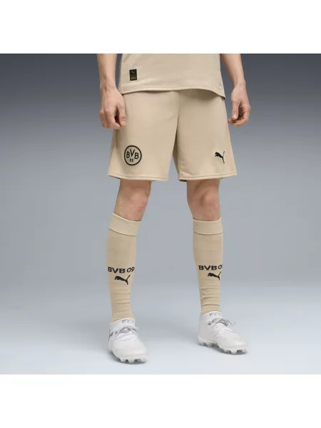 PUMA szorty Borussia Dortmund Akcesoria S beżowy