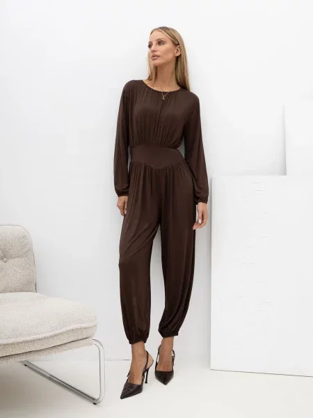 Kombinezon Italy Moda smeđa