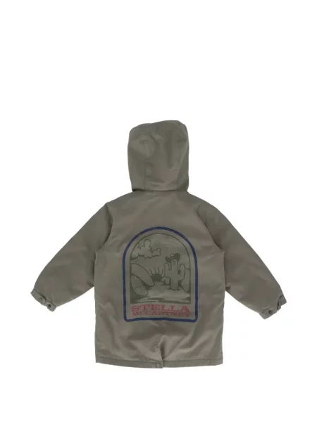Parka dziecięca Stella Mccartney zielona