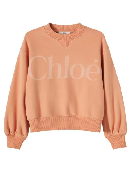 Gyerek melegítő felső Chloe narancsszínű