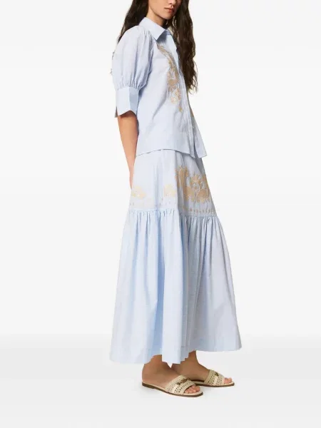 Dungat subțire fustă Twinset albastru