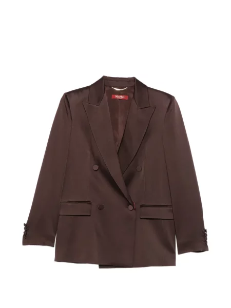 Sacou Max Mara cu două rânduri de nasturi maro