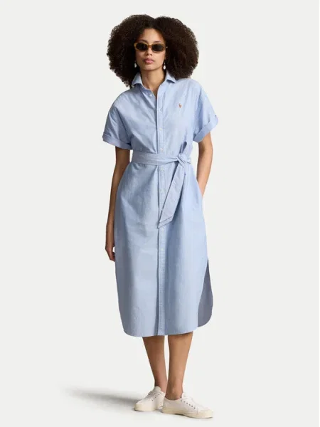POLO RALPH LAUREN Rochie cu cordon albastru