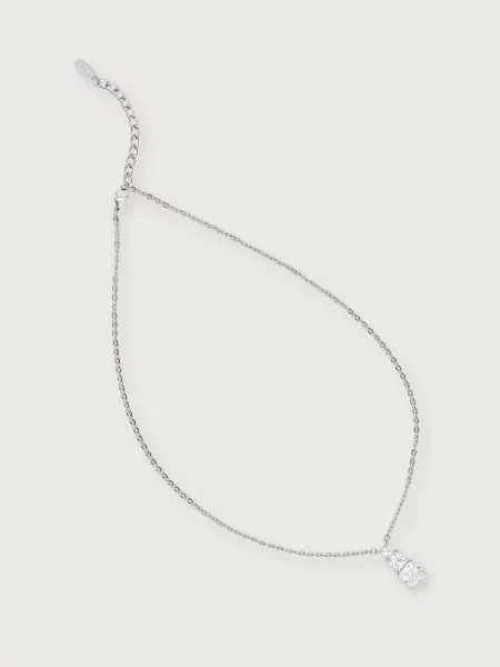 Karl Lagerfeld lănțișor pentru femei din metal cu zirconiu cubic