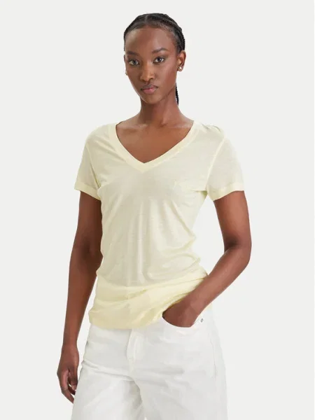 Guess Tricou galben