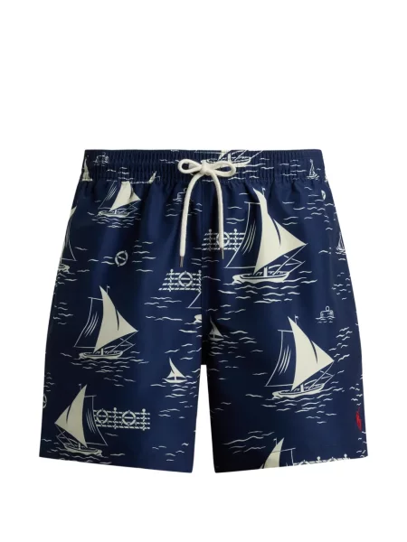 Șosete Polo Ralph Lauren cu broderie în carouri de flanelă verde