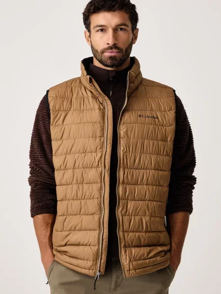 Columbia vestă pentru bărbați Powder Lite II maro