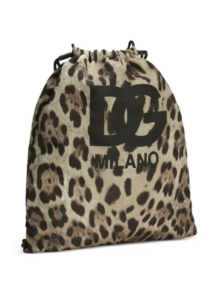 Plecak dziecięcy Dolce And Gabbana brązowy
