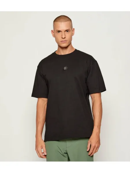 BOSS Tricou Future Oversize negru