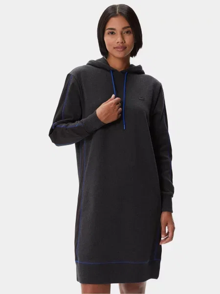 Платье мини Lacoste черное